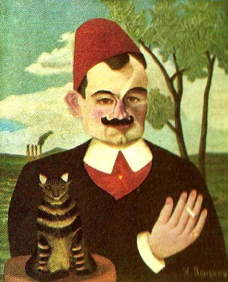 portratt av pierre loti, Henri Rousseau